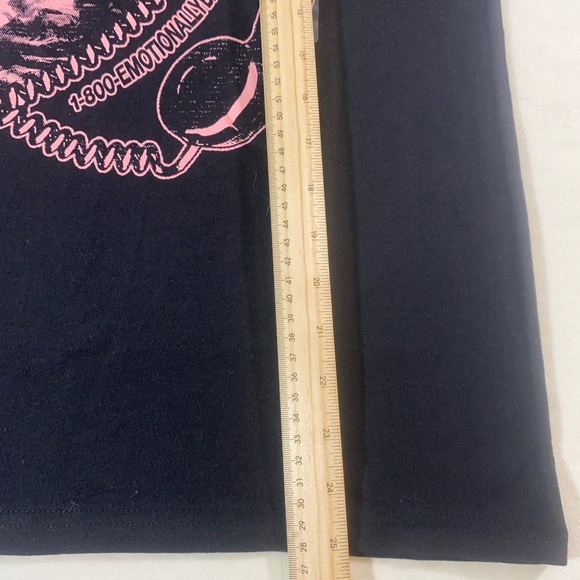 Selena Gomez Black Cotton Tee with Heart Accent size M - Picture 5 of 8